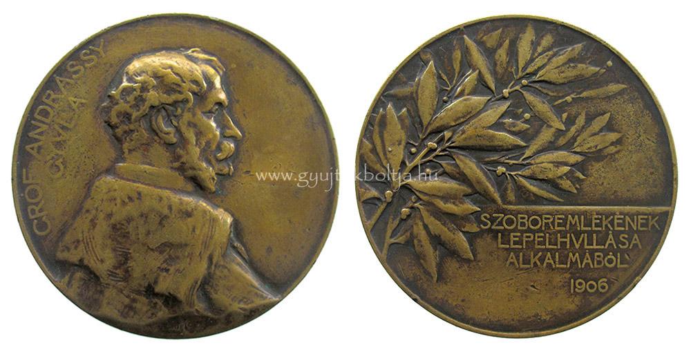 Telcs Ede: gr�f Andr�ssy Gyula szoboreml�k�nek lepelhull�sa alkalm�b�l 1906